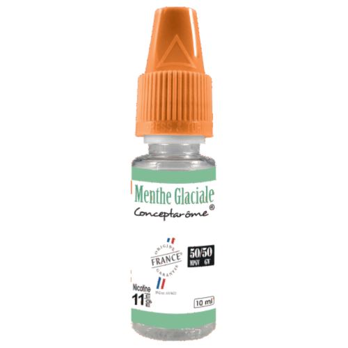 Conceptarôme - E-liquide Classique 80/20 – Menthe Glaciale 11 mg.