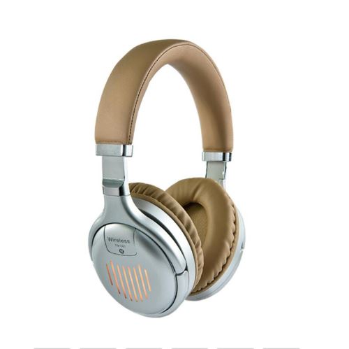 Ecelen - Casque sans fil Bluetooth - Pliable - Stéréo - Réduction de bruit - Or - Image 2