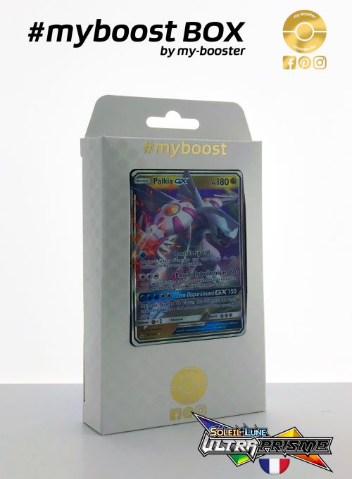 Coffret #myboost PALKIA GX 101/156 - Soleil et Lune 5 Ultra Prisme - 10 cartes Pokemon francaises