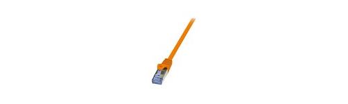 LogiLink PrimeLine - cordon de raccordement - 0.25 m - orange