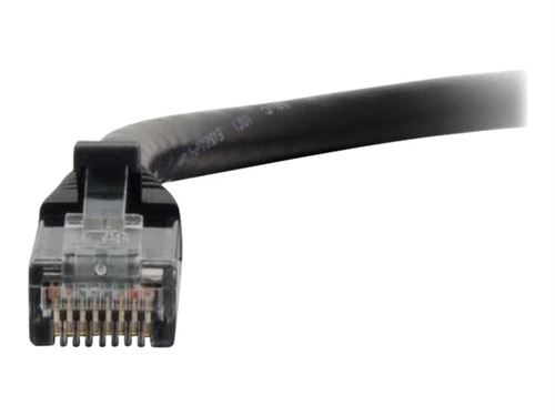 C2G Cat6 Booted Unshielded (UTP) Network Patch Cable - cordon de raccordement - 30 cm - noir