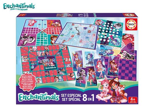 Enchantimals Jeux réunis 8 en 1