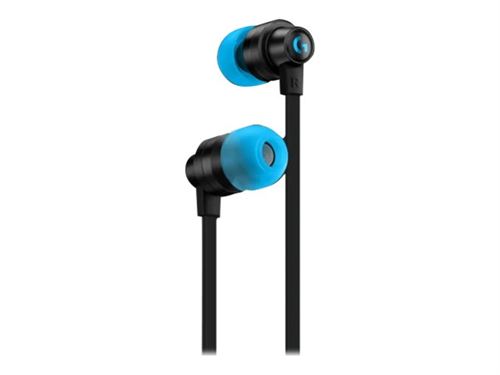 Logitech G G333 - Écouteurs Avec Micro - Intra-Auriculaire - Filaire - Jack 3,5Mm - Noir