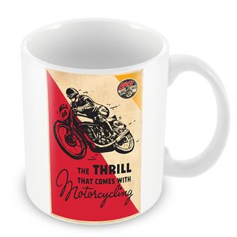 Fabulous Mug céramique Motorcycling Moto Affiche Vintage Cafe Racer - 1