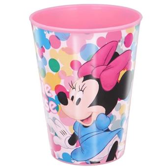 Gobelet 430ml Réutilisable en Plastique sans BPA Minnie Mouse Bleu / Rose - 1
