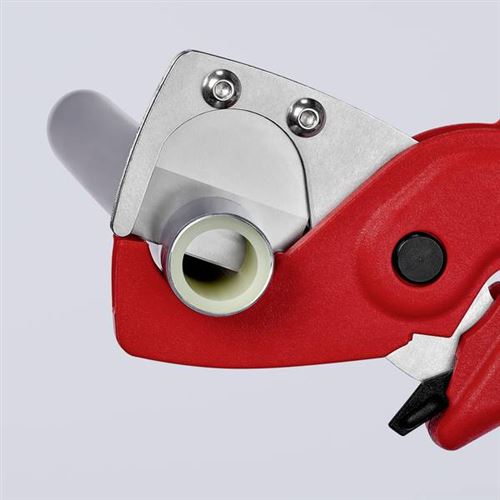 Non Communiqué Rouge Coupe-Tubes Knipex Pour Tubes Composites En Plastique Rigide Renforcé De Fibre De Verre Ø185 Mm - 90 25 185
