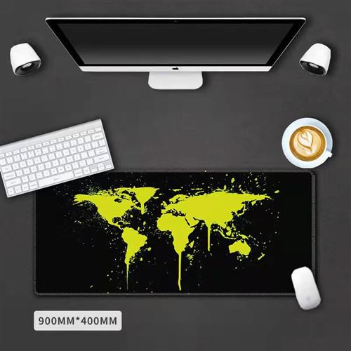 Sous main bureau carte du monde taille 90*40cm #MKWM009