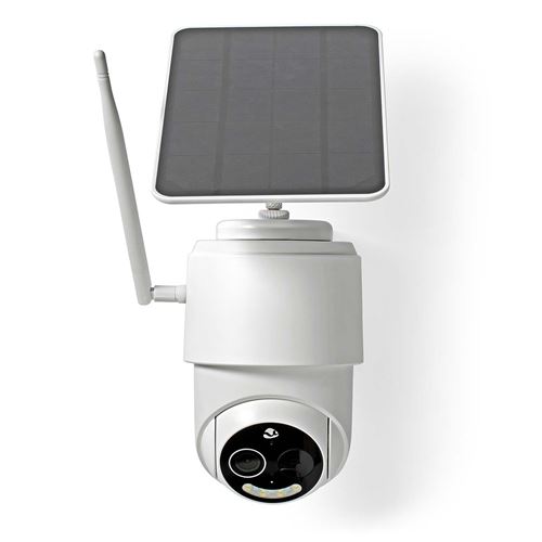 Nedis SmartLife - Caméra de surveillance réseau - PIZ - puce - extérieur, intérieur - Etanche - couleur (Jour et nuit) - 2 MP - 1920 x 1080 - 1080p - audio - sans fil - 4G - CC 5 V