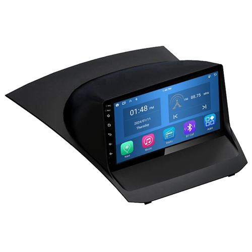 Autoradio RoverOne® Bluetooth CarPlay Android Auto Navigation 4Go RAM 64Go ROM pour Ford Fiesta Mk 6 2009-2018