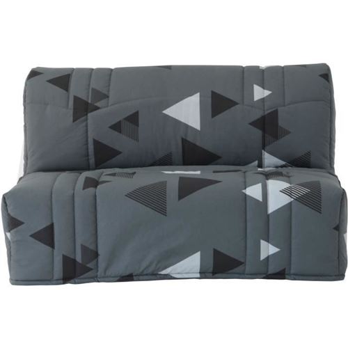 Banquette BZ DREAM - Gris bikini - 100% coton - L 145 x P 100 x H 90 cm