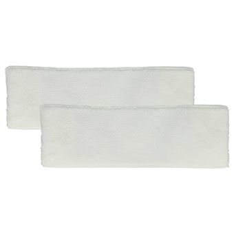 vhbw set de lingettes (2-exemplaires) tampon en microfibre compatible avec Kärcher SC 1202 B, SC 1402, SC 1402 B, SC 1502 balai vapeur, serpillière - 1