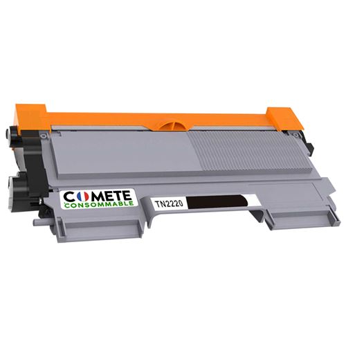COMETE - TN2220 - 1 Toner Compatible avec Brother - 1 Noir - Marque française