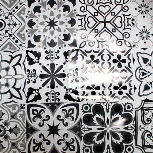 Non Communiqué Noir Rouleau Adhésif Fantaisie "Lisboa" 45X200cm
