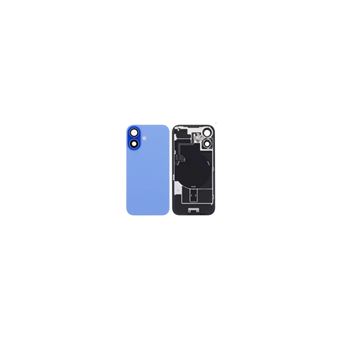 Vitre arrière (Cache batterie) pour iPhone 15 + Support + nfc Noir
