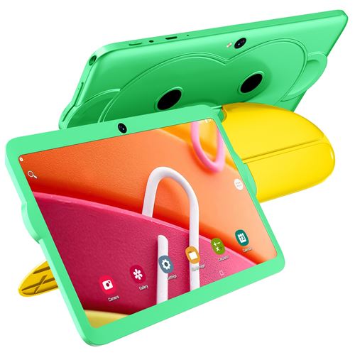 Tablettes educatives YONIS Tablette Enfant Éducative Bluetooth WiFi GPS FM  2GB RAM 16GB ROM + SD 16Go Vert