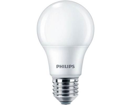 Philips Lighting 77463900 LED EEC A+ (A++ - E) E27 8 W = 60 W blanc chaud (Ø x L) 60 mm x 60 mm 4 pc(s)