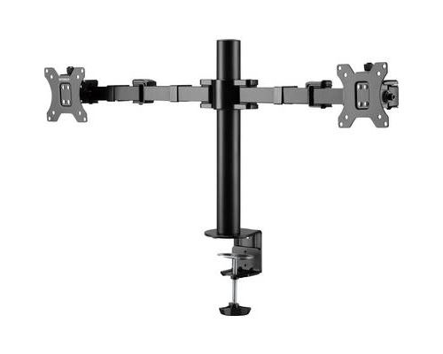 Speaka Professional Noir Sp-Mm-220 Support Décran 2 Écran(S) 43,2 Cm (17) - 81,3 Cm (32) Inclinable, Mobile, Rotatif - Image 2