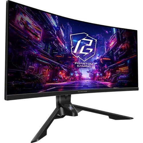 Écran PC Gaming - ASRock - Phantom PG34QRT3A - 34" incurvé - 3440x1440 - 180Hz - 1ms