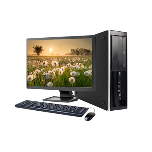 Unité Centrale HP 6000 Sff - Core 2 Duo - Ram 4Go - Hdd 250Go - Windows 7 - Ecran 19 - Reconditionné