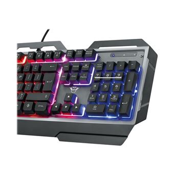 Trust Gaming GXT 856 Torac - Clavier - rétro-éclairé - USB - AZERTY - Français