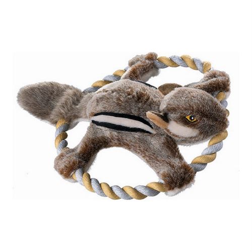 Meilleurs prix pour Jouet Pour Chien En Peluche Hunter Wildlife Train Avec Corde Écureuil (30 Cm)