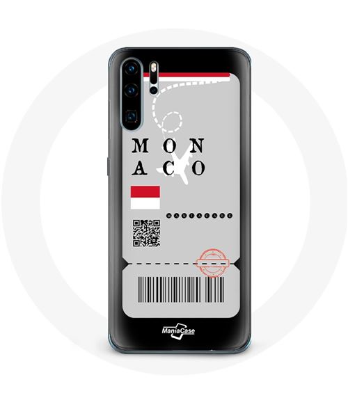 Coque pour Huawei P30 Billet d'avion Monaco Maniacase
