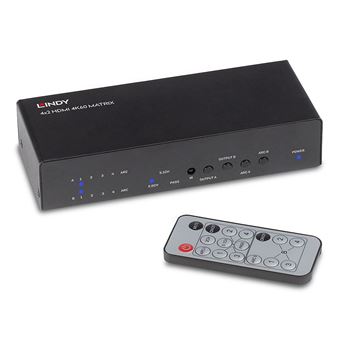 Commutateur matriciel HDMI True 4K 4 x 4 avec ajusteur - VM6404HB, Commutateurs matriciels vidéo | Belgium - Français