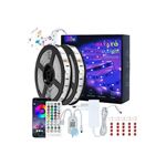 Ruban LED Bluetooth 10M RGB - Contrôle APP Et Télécommande - Synchronisation Musique - Pour Chambre Ou Fête
