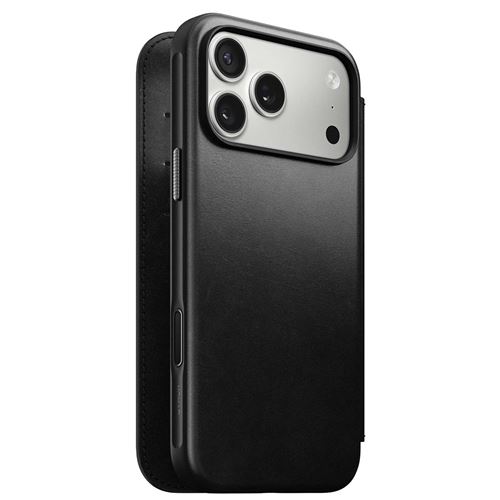 Nomad Noir Modern Leather Folio Protection D'écran Apple Iphone 17 Pro Nm014117858 - Image 4
