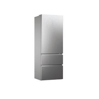 Réfrigérateur combiné 70cm 483l nofrost platinium Haier HTW7720DNMP-1 - Réfrigérateur  congélateur en bas - Achat & prix