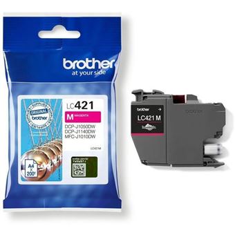 Brother LC421M - Magenta - original - cartouche d'encre - pour Brother DCP-J1140DW, DCP-J1800DW, MFC-J1010DW, MFC-J1012DW