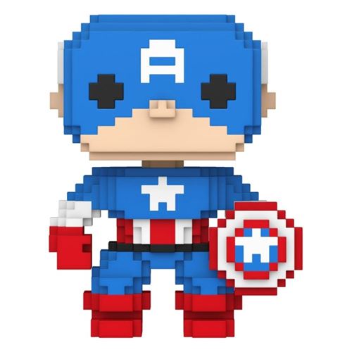 Funko Fob - Figurine Pop! 8-bit - Marvel Captain America - Image 3