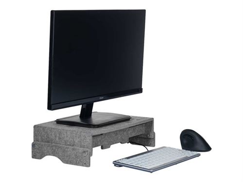 Bakker Elkhuizen Q-riser 110 - Support pour moniteur - gris clair