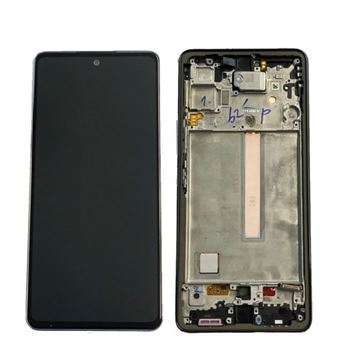 Ecran LCD OLED & Vitre tactile Noir Assemblés Sur Châssis Pour Galaxy A53 5G (A536B) - 1