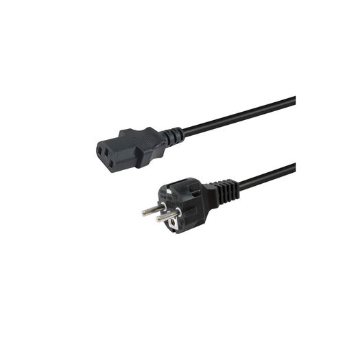 Equip 112111 câble électrique Noir 3 m CEE7/7 IEC C13