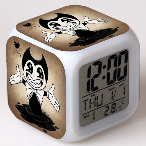 Réveil enfant LED Multifonctionnel Coloré - Bendy and the Ink Machine #3