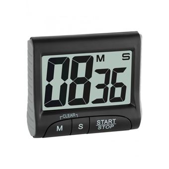 TFA Dostmann 38.2021.01 Minuteur noir numérique - 1