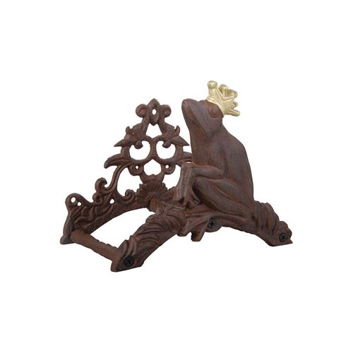 Esschert Design - Support tuyau d'arrosage grenouille couronnée