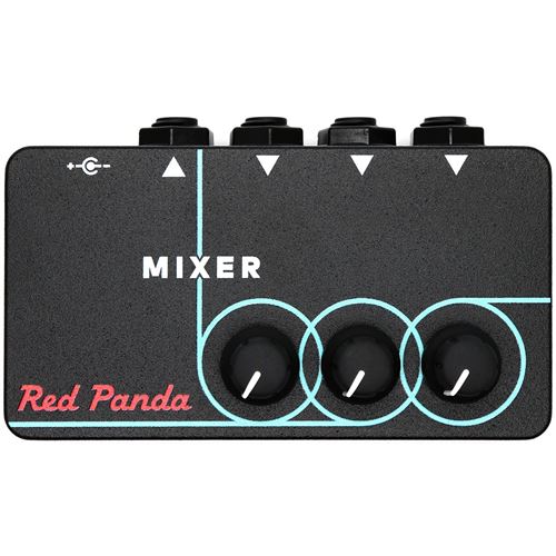 Red Panda Mixer table de mixage 3 entrées pour pedalboard