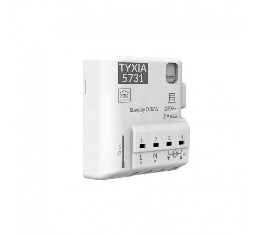 Pack centralisation de volets roulants Tyxia 541 avec télécommande - 868MHz - 12V / 24V - 1A - 30 Nm