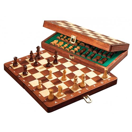 Philos- 2710 - Jeu d'échecs De Luxe - magnétique - Champ de 30 mm