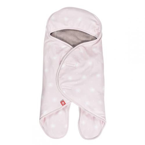 Couverture babynomade double polaire 0-6 mois vieux rose - red castle