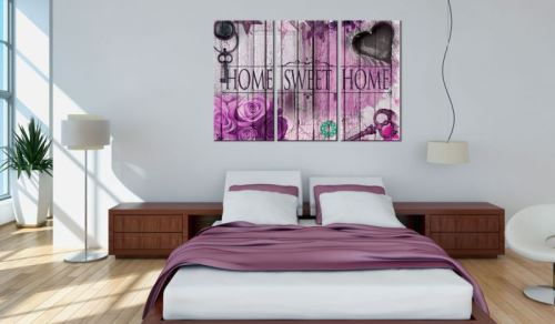 Tableau - Purple haze .Taille : 90x60