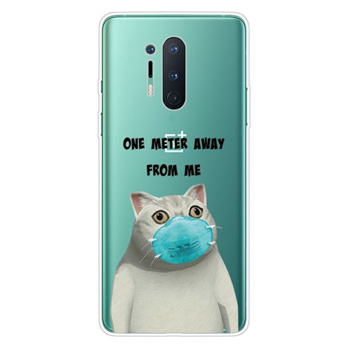 Coque en TPU impression de motif claire souple à un mètre de moi pour votre OnePlus 8 Pro