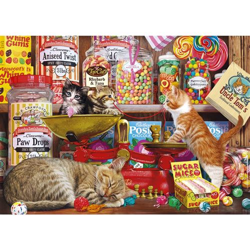 Gibsons Paw Chute et Sucre Souris Puzzle, 1000 pièces