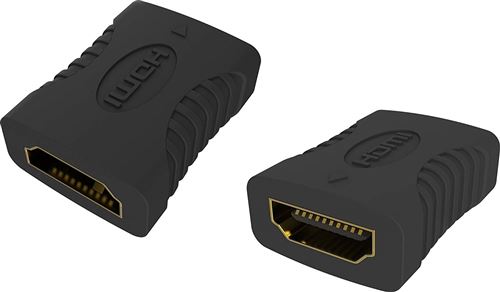 Vision TC-hdmiff HDMI-A HDMI-A Noir Adaptateur de Cable – Adaptateur pour Cable (HDMI-A, HDMI-A, Femelle/Femelle, Noir)