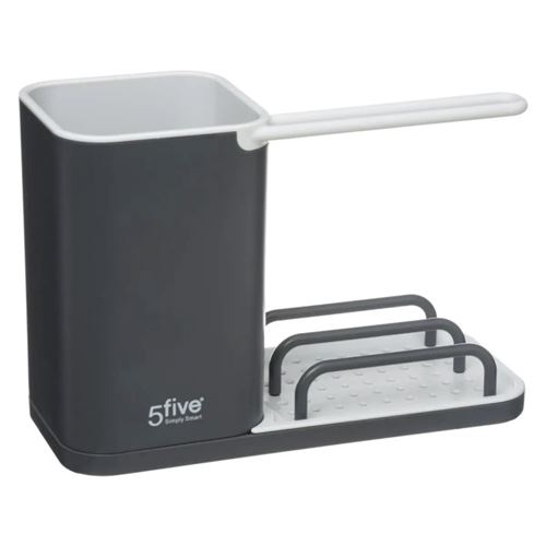 Organisateur d'évier - L 21 x l 8.8 x H 14.6 cm - Gris