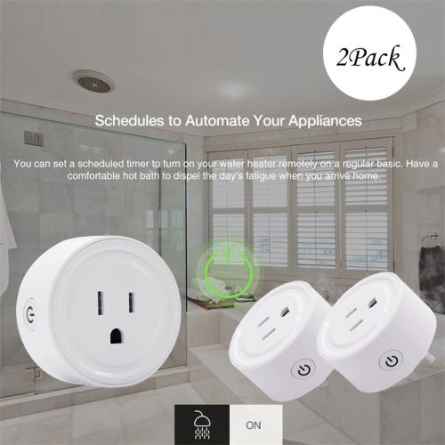 Smart WiFi Prise d'alimentation US Plug commutateur pour Amazon Alexa / Accueil Google App contrôle wedazano339