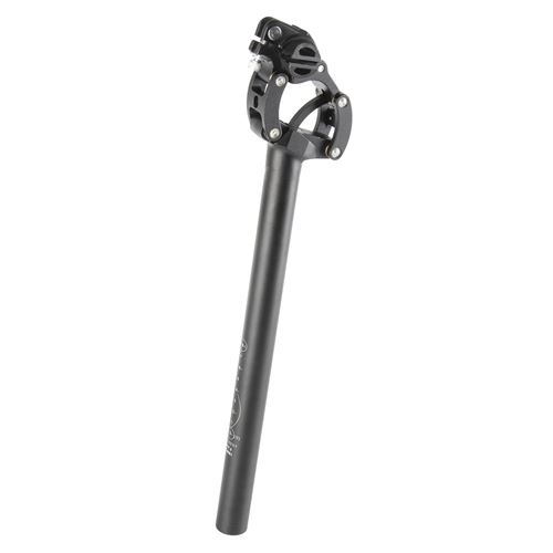 M-WAVE TIGE DE SELLE PARALLÉLOGRAMME À RESSORT 27,2 X 350 MM BAC D'ÉGOUTTEMENT EN ALUMINIUM