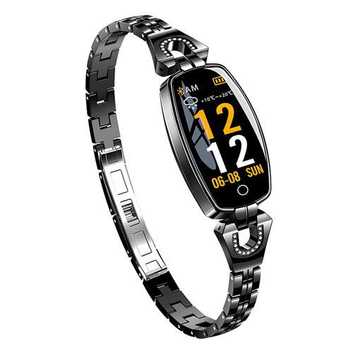 ATOUP Bracelet Connecté H8, Compatible IOS, Android – Noir